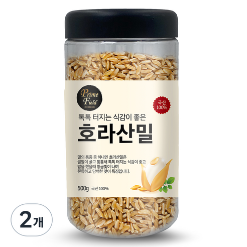 프라임필드 호라산밀, 500g, 2개
