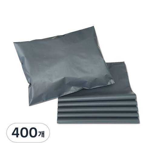 그린화학 택배봉투 진회색, 400개
