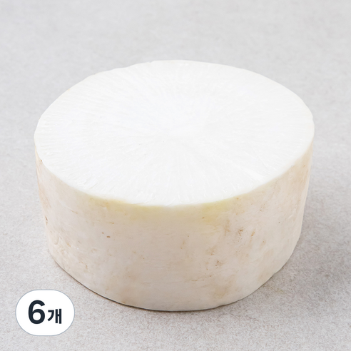 제주 친환경 절단무, 400g, 1개입, 6개, 400g