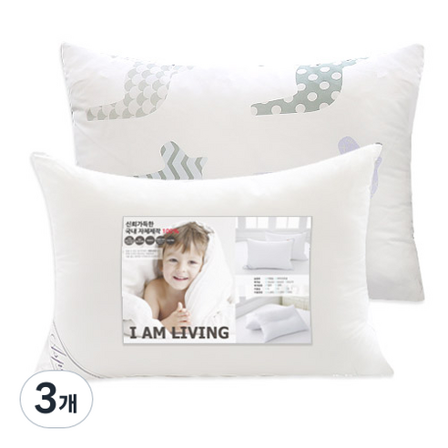 아임리빙 마일드 마이크로화이버 베개솜 + 베개커버, 포니, 3개