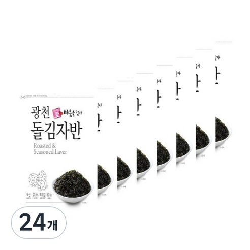 아버지愛마음을담아 광천돌김자반, 50g, 24개