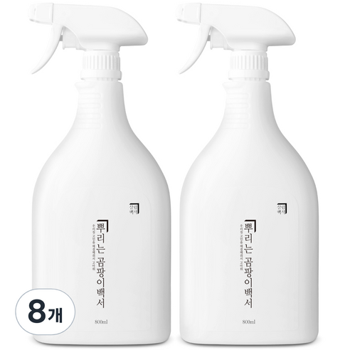 살림백서 곰팡이제거제, 8개, 800ml