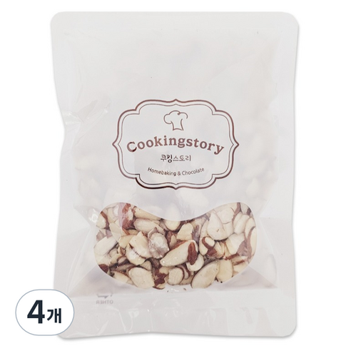 쿠킹스토리 아몬드 슬라이스, 200g, 4개