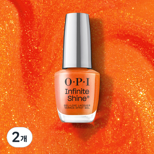 오피아이 인피니트샤인 매니큐어, ISL143 You''re the Zest, 15ml, 2개