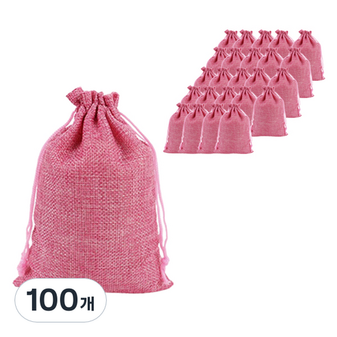 마켓피오 칼라 린넨 조래기 10 x 14 cm, 타입5, 100개