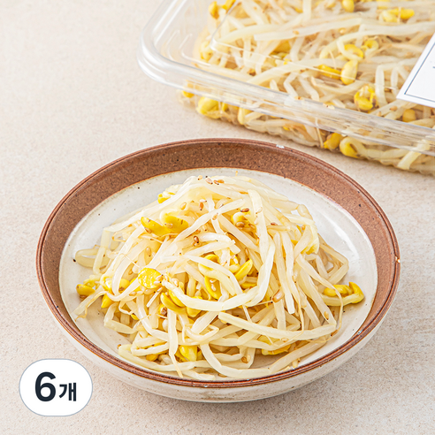 식탁위의사계 녹선 콩나물무침, 210g, 6개