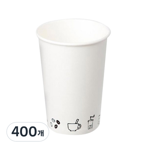 더빈썸 드로잉 종이컵 240ml, 400개입, 1개