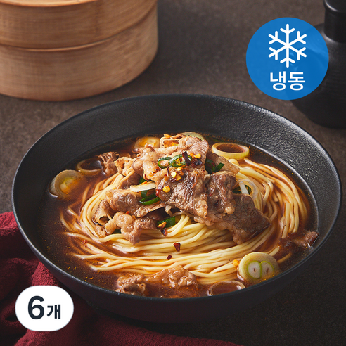 티엔미미 홍소우육탕면 밀키트 250g (냉동), 6개