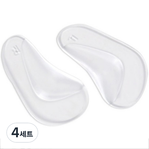 나음다름 발바닥 소프트 보호대 좌우세트 투명, 4세트