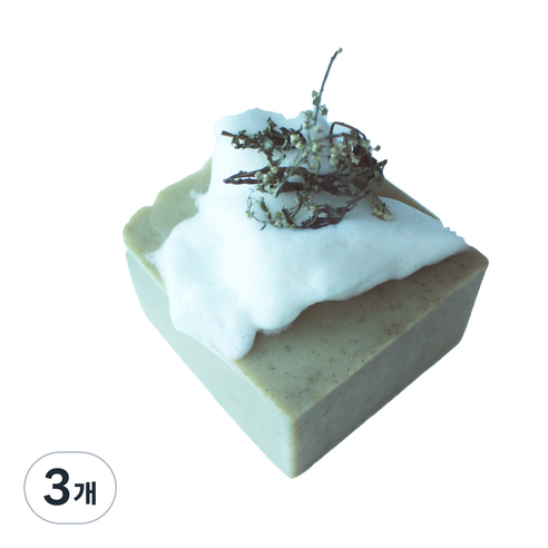 두류헌 인진쑥 클렌징비누, 80g, 3개