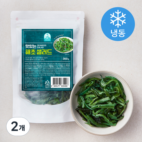 주일상사 맛있는 해초샐러드 (냉동), 360g, 2개