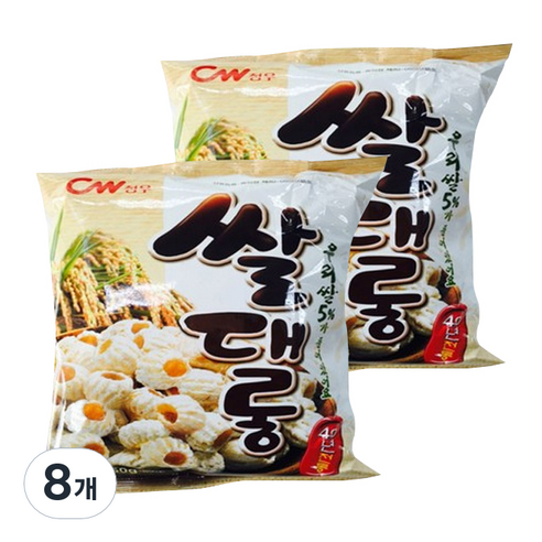 청우 쌀대롱, 250g, 8개