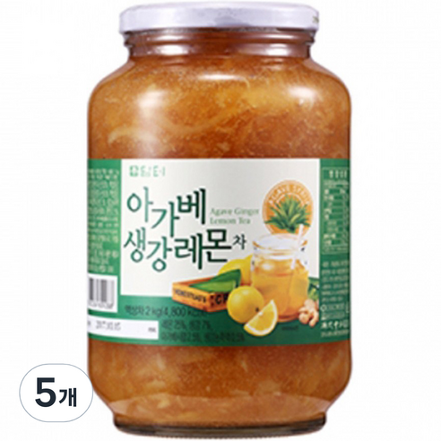 담터 아가베생강레몬차, 1kg, 1개입, 5개