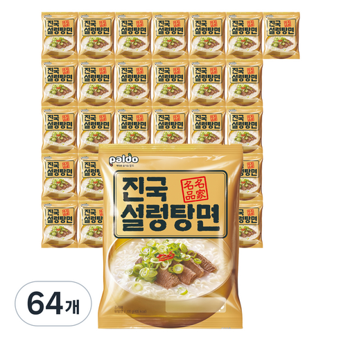 팔도 진국 설렁탕면 100g, 64개