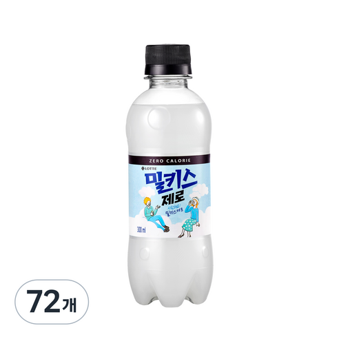 밀키스 제로, 300ml, 72개
