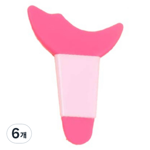 떼루와 아이라인 가이드 아이라이너 마스카라 실리콘 브러쉬, 6개, 랜덤발송