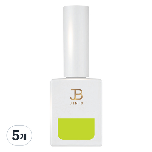 진비 아이비 컬러젤 그린 시리즈 요쏘 프레시 JBI-507, 11ml, 5개