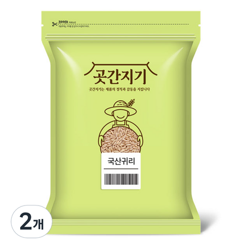 곳간지기 귀리, 4kg, 2개