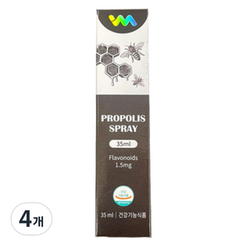 비타민멘토 프로폴리스 스프레이, 4개, 35ml