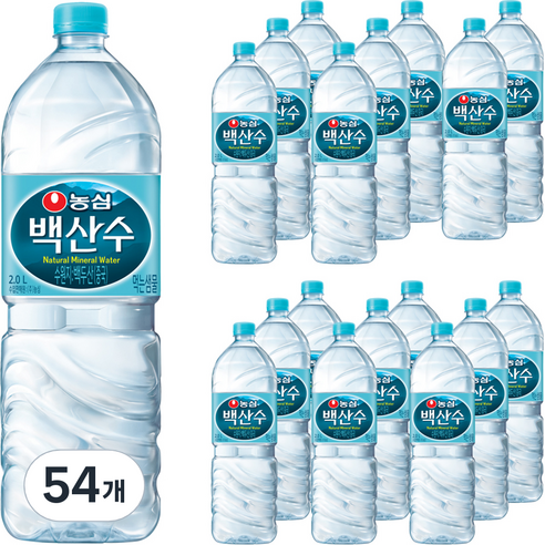 농심 백산수, 2L, 54개