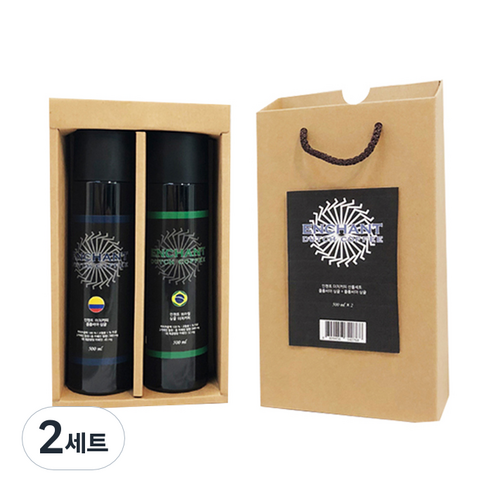 인첸트 더치커피 선물세트, 브라질 싱글 500ml + 콜롬비아 싱글 500ml, 2세트