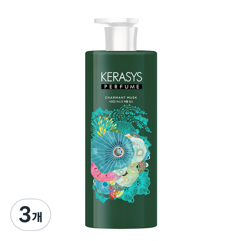 케라시스 샤르망 머스크 퍼퓸 린스, 600ml, 3개
