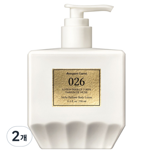 부케가르니 니치 퍼퓸 바디로션 026, 330ml, 2개