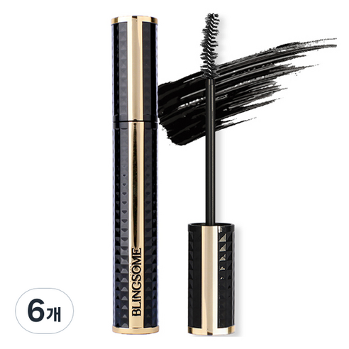 블링썸 디얼래쉬 울트라볼륨 마스카라 9ml, 딥블랙, 6개
