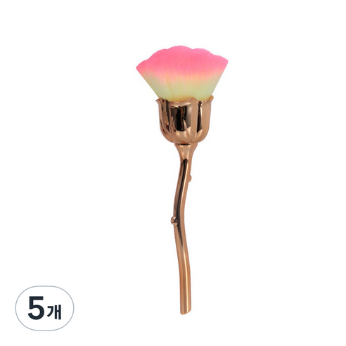 장미 네일 더스트 브러쉬, 혼합색상, 5개