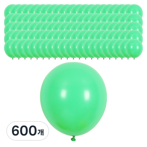 EUMES 이벤트 풍선 일반, 그린, 600개