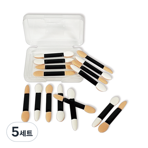다크니스 포켓루비 셀팁 브러시 16p + 케이스 세트, 혼합색상, 5세트