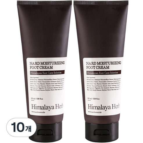 나드 고보습 각질 케어 풋크림, 100ml, 10개