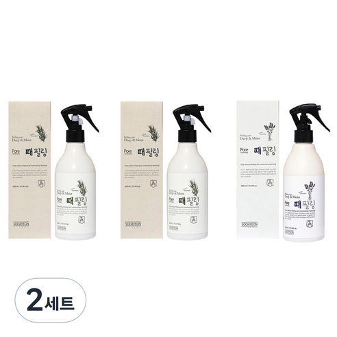 수아연 딥앤모이스처 각질제거 때필링 스프레이 300ml 라벤더 + 로즈마리 2p 세트, 2세트