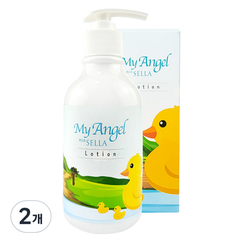SELLA 베이비 마이엔젤 고보습 바디로션, 2개, 300ml