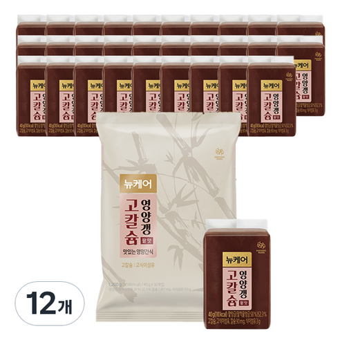 뉴케어 고칼슘 영양갱, 1.2kg, 12개
