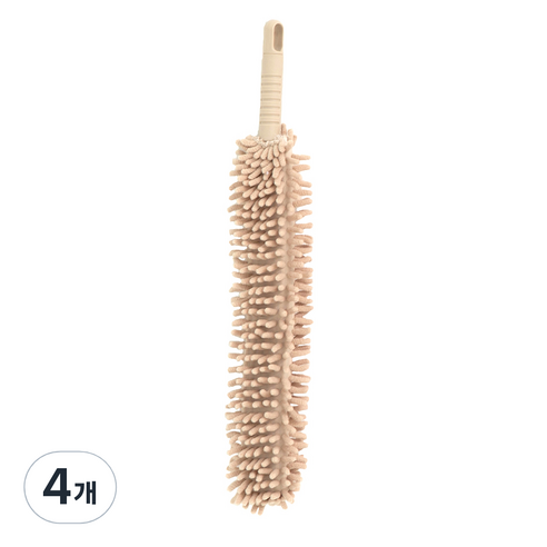 한림리빙 pastello 극세사 자유자재 먼지털이개, beige, 4개
