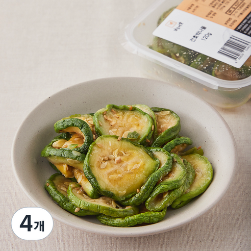 남도애꽃 건호박나물, 120g, 4개