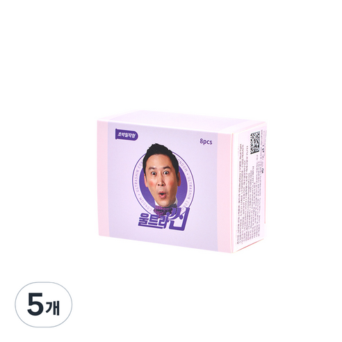 신동엽 울트라씬 컴팩트에디션 무꼭지밀착형 콘돔, 5개, 8개입