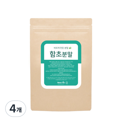 바른티 함초 분말, 200g, 4개
