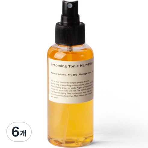 레이지소사이어티 그루밍 토닉 내추럴 볼륨 헤어 미스트, 120ml, 6개