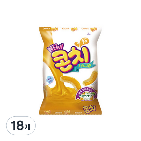 콘치 치즈크림, 110g, 18개