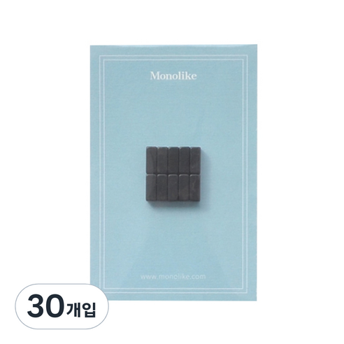 왈가닥스 강력한 네모 자석, 블랙, 30개입