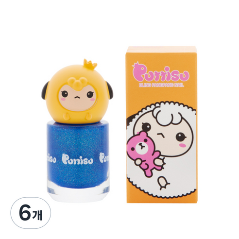뿌띠슈 블링팡팡 네일, 트윙클블루, 6개