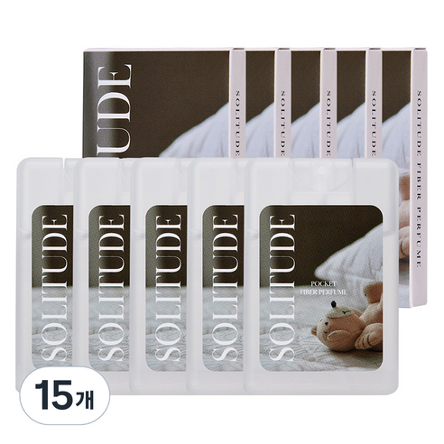 알레 솔리튜드 패브릭 섬유향수 코튼향, 15개, 18ml