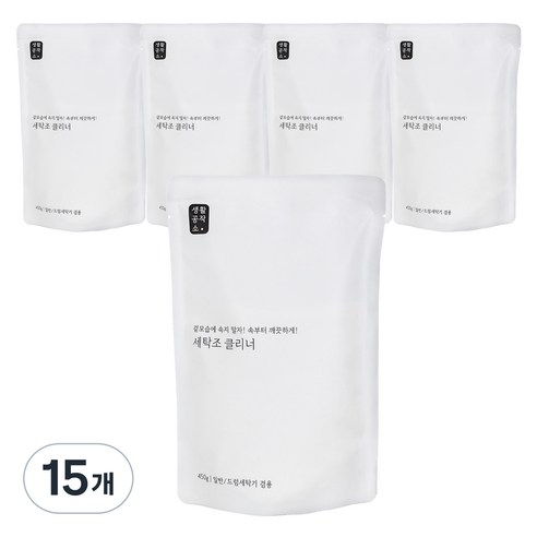 생활공작소 세탁조 크리너, 450g, 15개