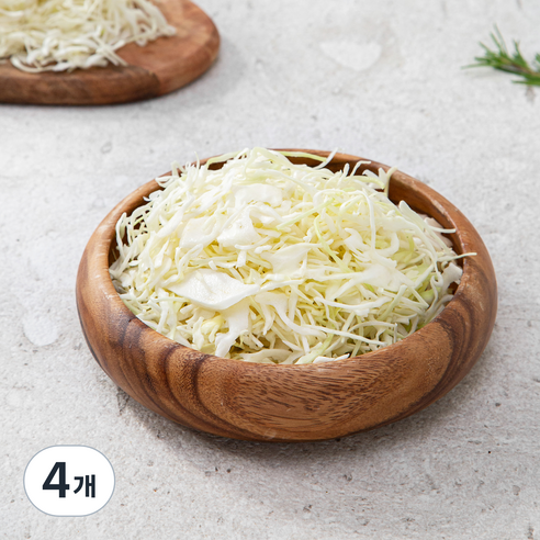 곰곰 샐러드용 양배추 채, 300g, 4개