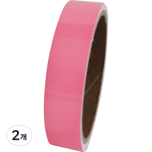 디트리 야광 반사 테이프, 핑크, 2개