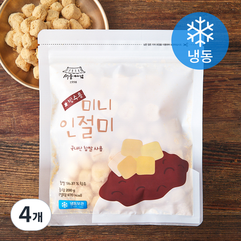 [로켓프레시] 서울마님 빙수용 미니 인절미 (냉동)