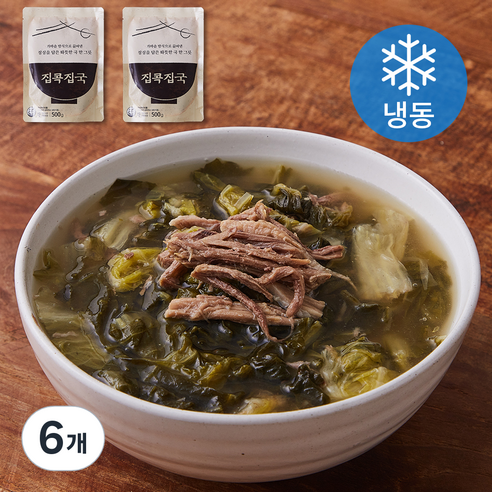 집콕집국 사골우거지국 (냉동), 500g, 6개