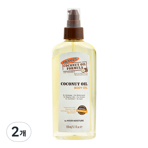 파머스 코코넛 바디오일 과일향, 150ml, 2개